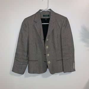 Ralph Lauren women’s houndstooth blazer size 10p